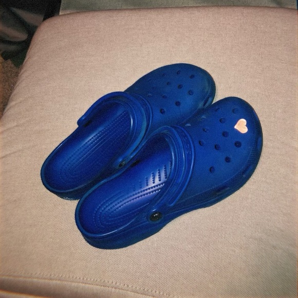 CROCS Blue Women's Slippers - Picture 1 of 3